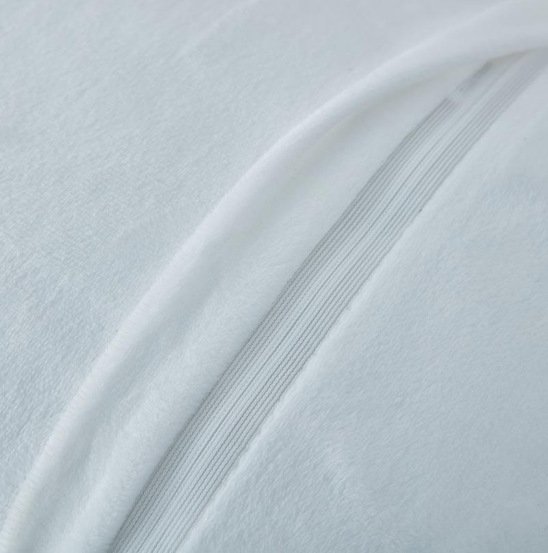 Luxury White Faux Fur Pillow
