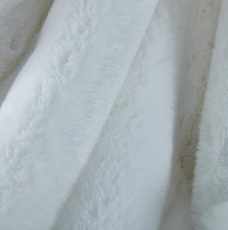 Luxury White Throw Blanket