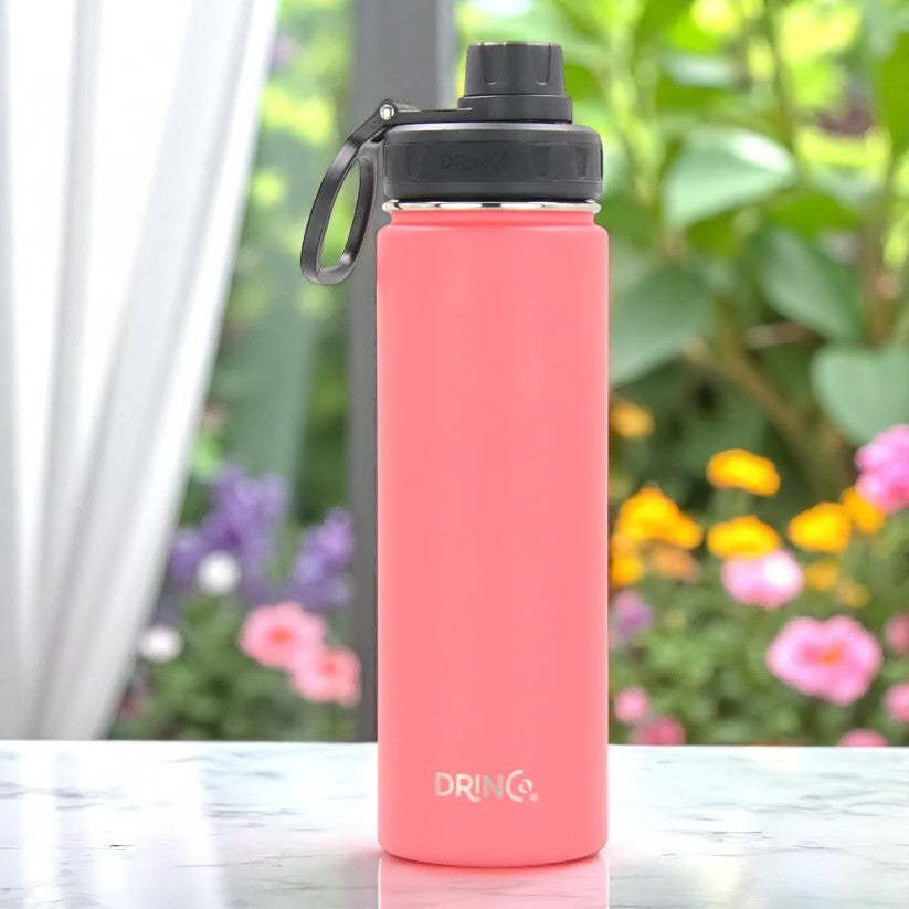 DRINCO® 22oz Stainless Steel Sport Water Bottle